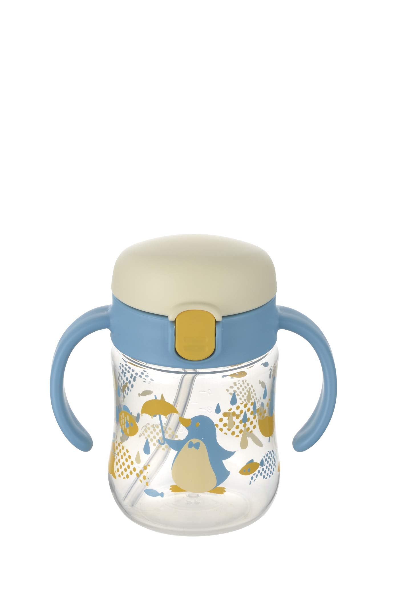 Richell Try Straw Lesson Mug Light Blue 200ml