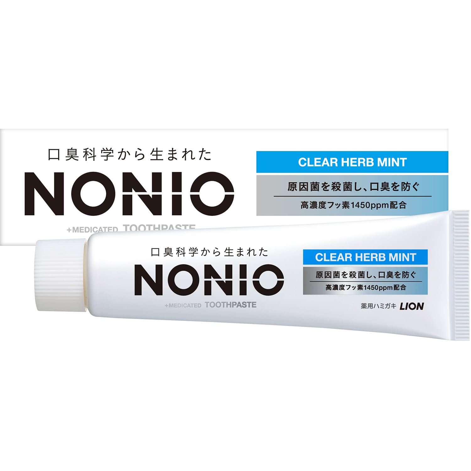 [Quasi-drug] NONIO Toothpaste 30g Clear Herb Mint Toothpaste Sterilizes Bad Breath-Causing Bacteria Tooth Decay Periodontal Disease Portable Travel Mini Size