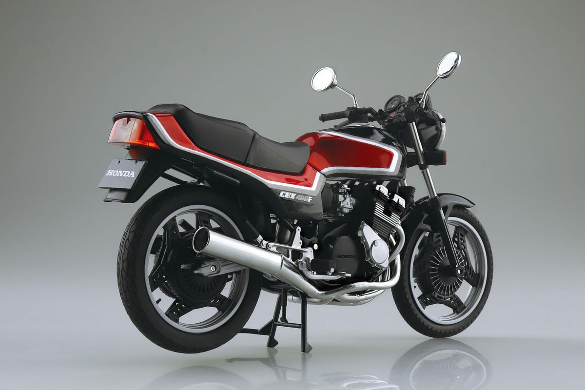 아오시마 문화 교재사(AOSHIMA) 1/12 완성품 오토바이 Honda CBX400F 블랙/캔디 알라모아나 레드