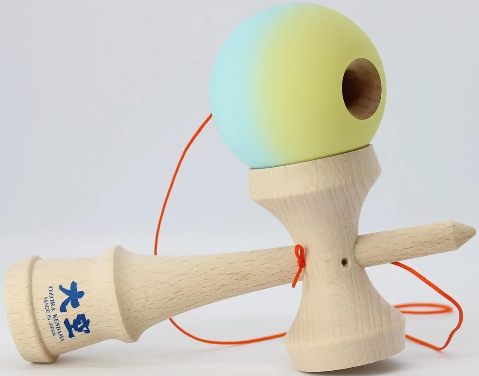 Yamagata Koubou Competition Kendama “Oozora” (Certified by Japan Kendama Association) Matte Light Blue & Pink