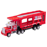 TAKARA TOMY Disney Cars Tomica Rush to the Scene! 구조 캐리어 자동차 맥 미니 자동차 장난감 3세 이상