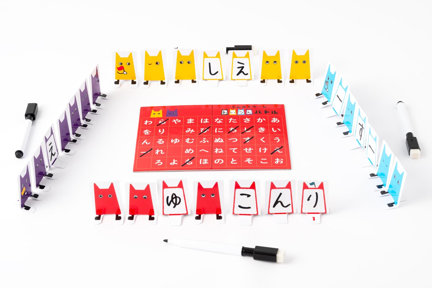 Gentosha Moji Attachment Game Aiue Battle Card Game
