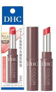 DHC lip cream sheer red