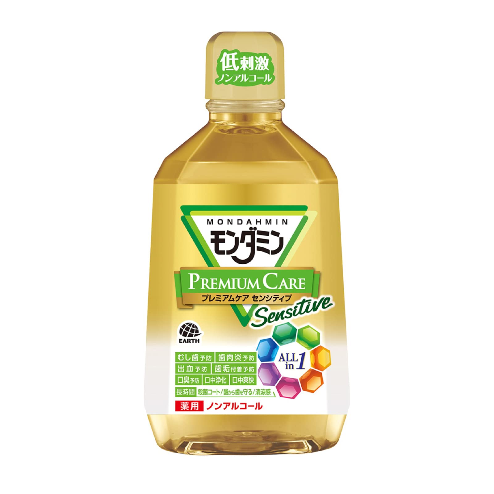 몬다민 마우스 워시 비 알코올 감귤류 민트 프리미엄 케어 감각 세정액 의약 부외품 1080mL