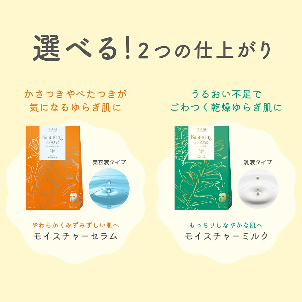 Hadabisei Balancing 3D Mask Moisture Milk