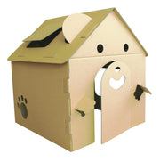 Cowboy Bear's Drawing House Cardboard House Free Drawing