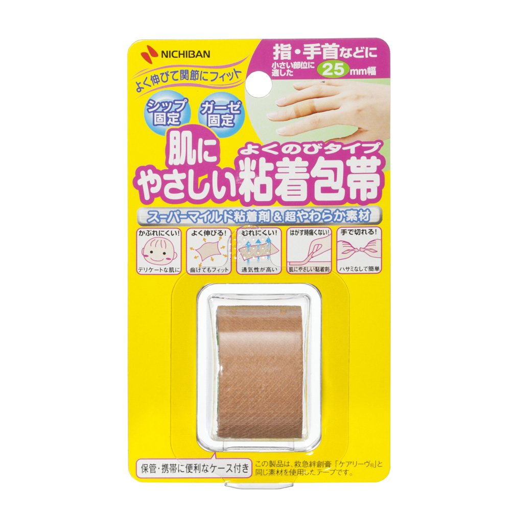 Nichiban Adhesive Bandage Spreads Well 25mm x 3m NHB25