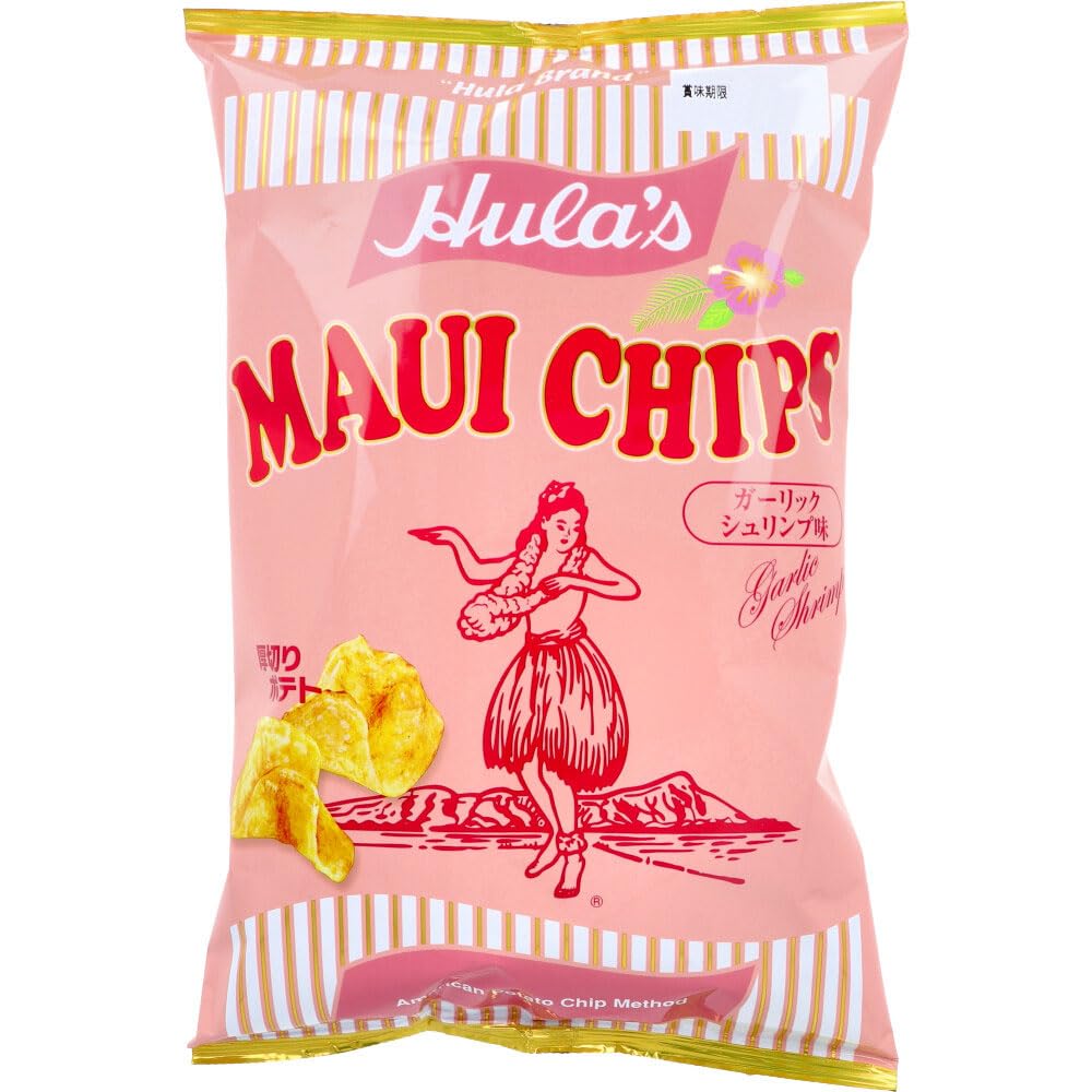 Hula Maui Chips Garlic Shrimp Flavor 125g