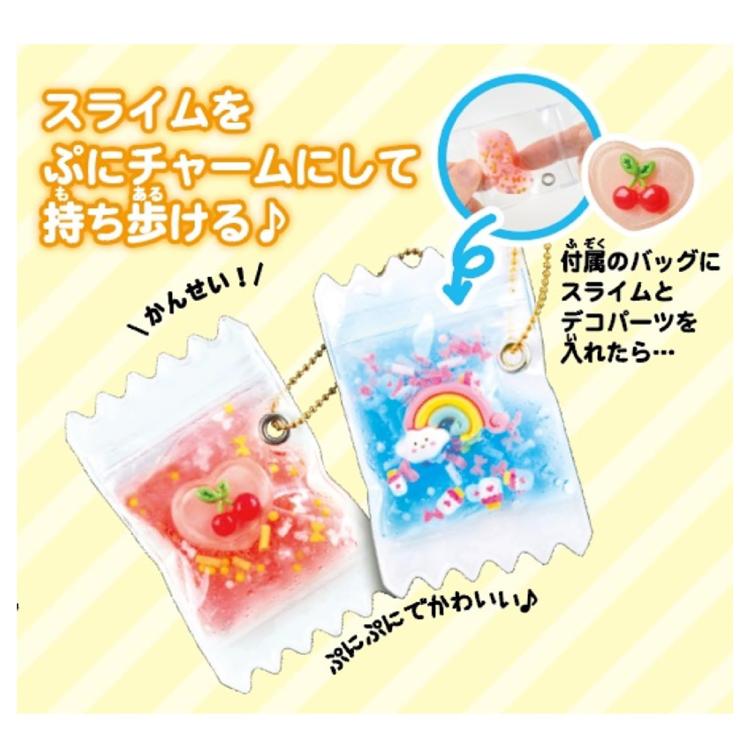 학연 Gakken 걸스 크래프트 다채로운 슬라임 팔레트 & 푸니 매력 (대상 연령 6세 이상) Q750939