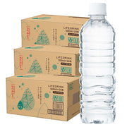 Mineral Water Ayamizu Water 500ml 24 bottles 1 case PET bottle Life Drink Company (72 bottles (24 bottles x 3 cases), labelless)
