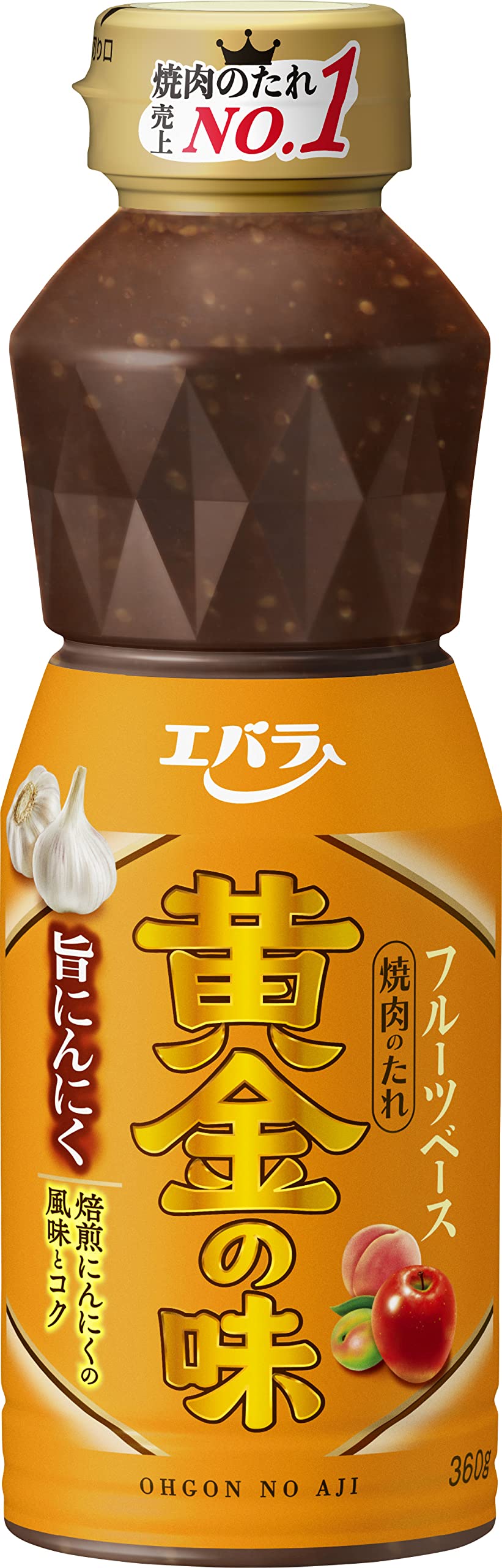 [에바라] 황금맛 취지 마늘 360g × 4병