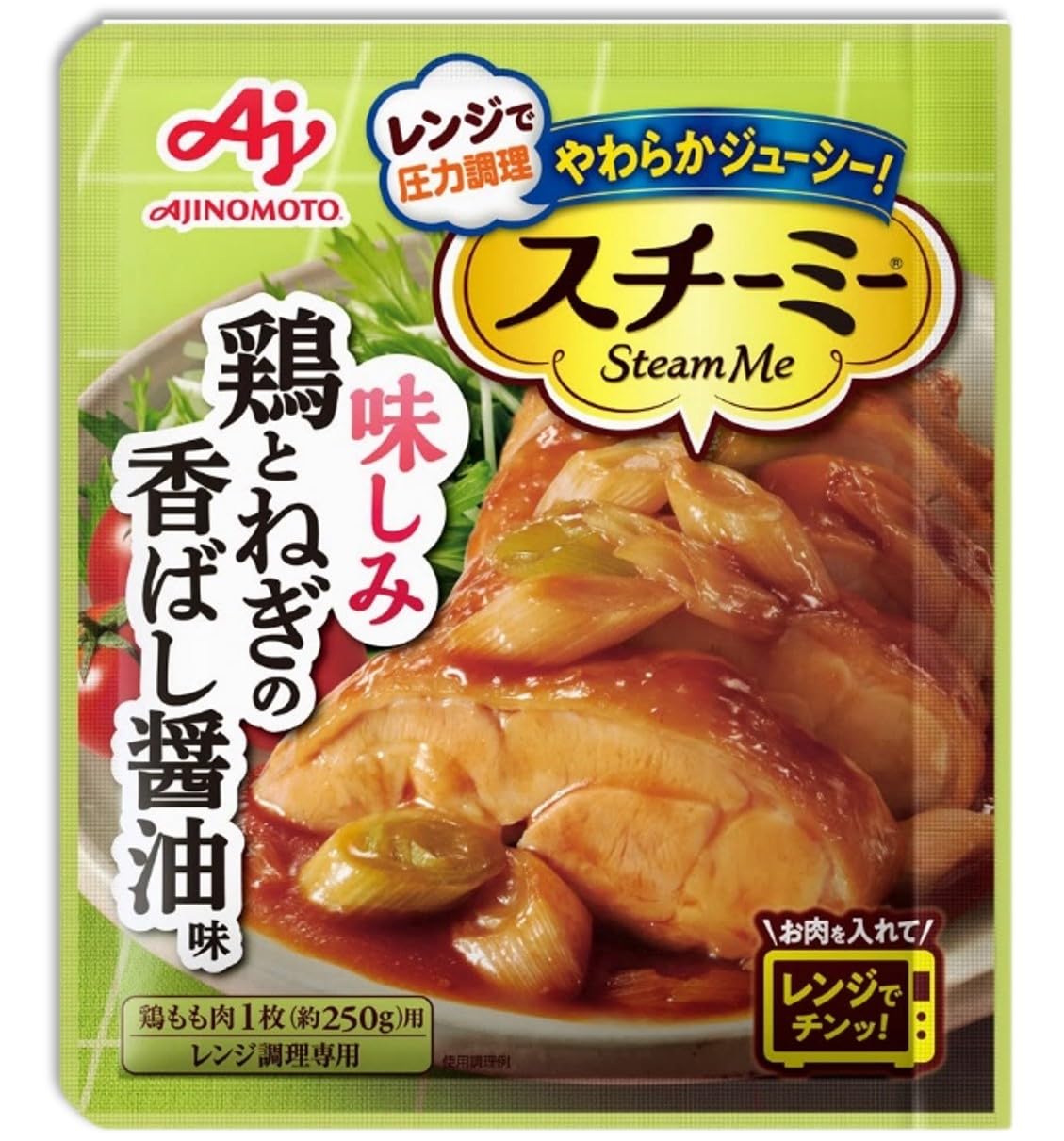 Ajinomoto 아지노모토 스테이미 닭과 파의 고소 간장 맛 레인지 요리 간단 반찬
