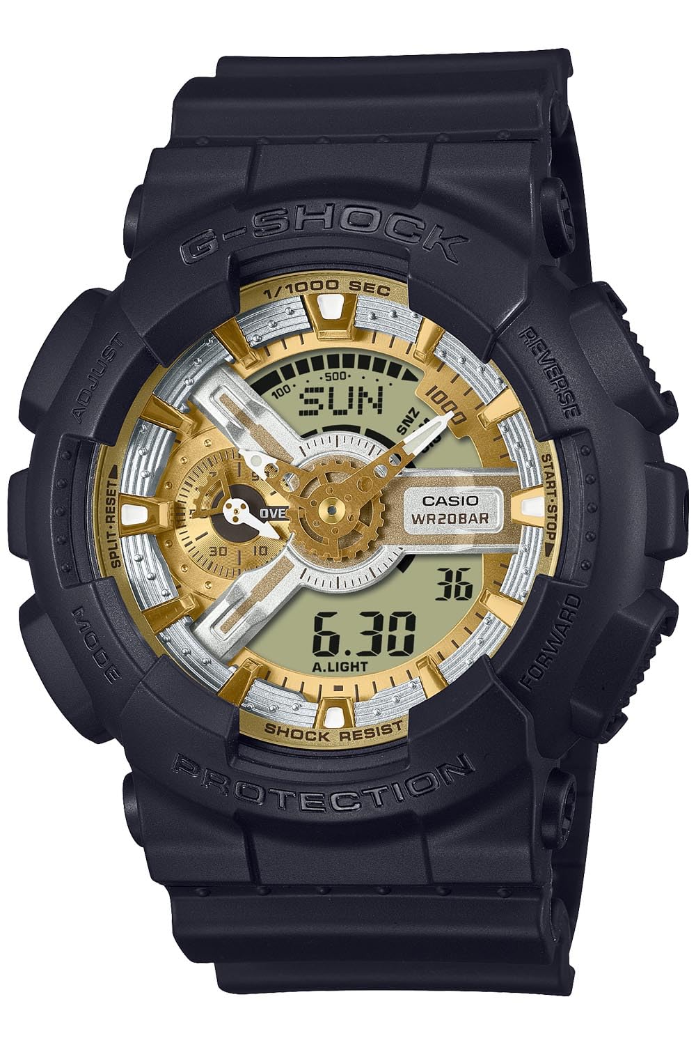 [Casio] G-Shock Watch [Domestic Genuine Product] Metallic Color Dial Series GA-110CD-1A9JF Men's Black