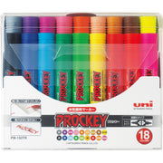 Mitsubishi Pencil Water-based Signature Pen Procky Twin Fine + Bold 18 Colors PM150TR18CN