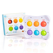 Fat Brain Toys Dimple Shape Fingertip Educational Squishy Toy Push Pop 1 Year Old FA208-1 Genuine Product