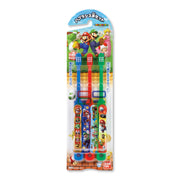 BANDAI Children's Toothbrush Set of 3 Mario Series Target Ages 3 and Up