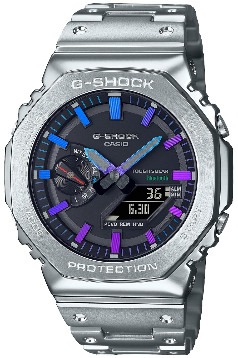 [Casio] G-Shock Watch [Domestic Genuine Product] GM-B2100PC-1AJF Men's Silver