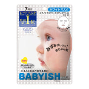 KOSE Clear Turn Babyish White Mask 7 Pieces Face Mask