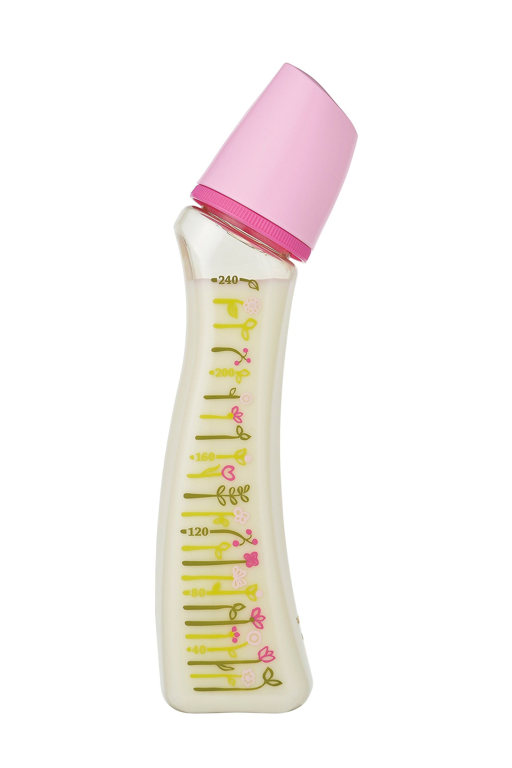 BETTA 베타 포유병 포유병【브레인】SF4-240ml(플라워) PPSU제 크로스컷 BPA/BPS프리 일본제 이상의 수유 자세 오연 방지