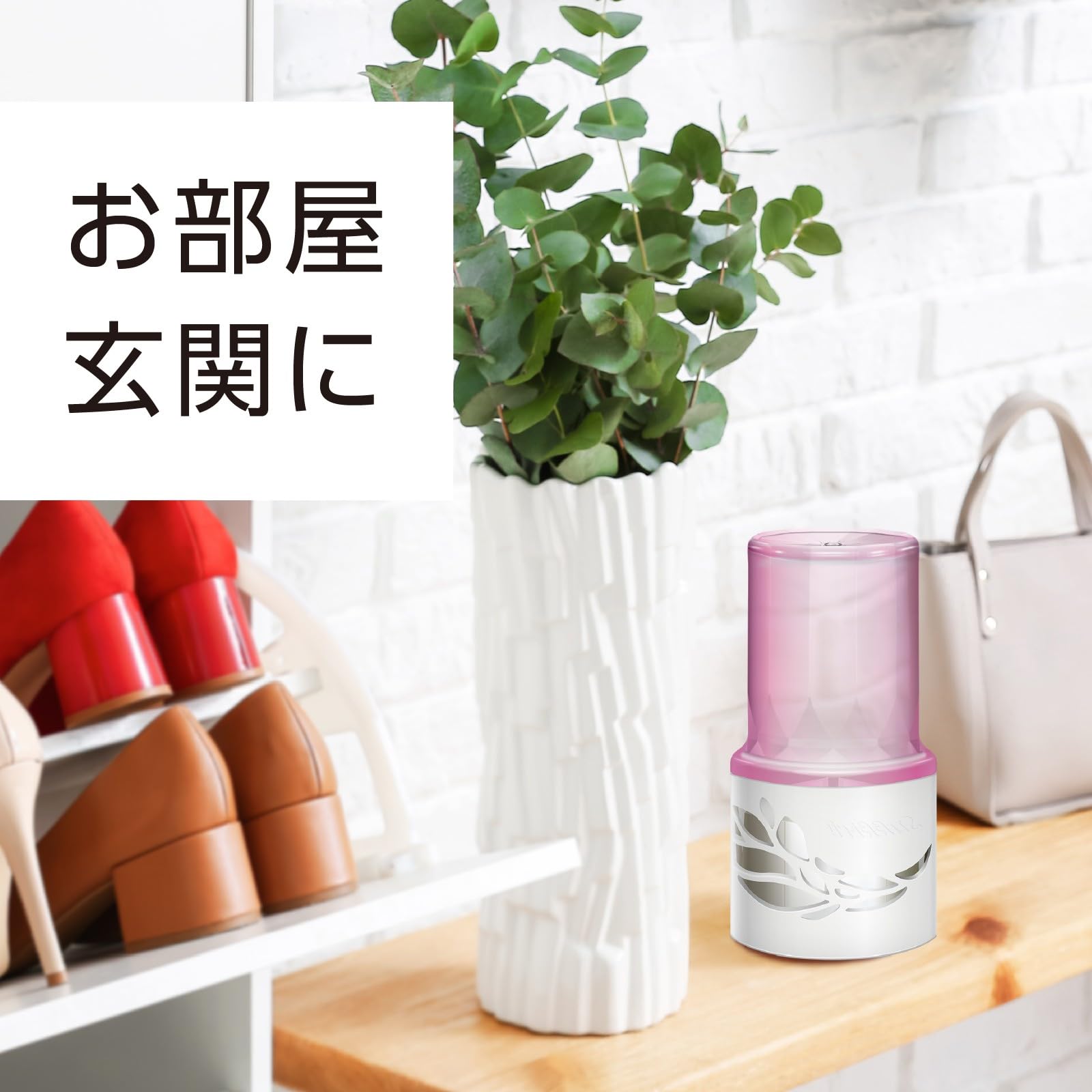 Earth Pharmaceutical ทำความสะอาดห้องของคุณ! น้ำหอมปรับอากาศดับกลิ่น กลิ่น Ladylike Rose สำหรับห้องของคุณ ขวดกลับหัวขนาด 400 มล. ประกอบด้วยน้ำมันหอมระเหยจากธรรมชาติ