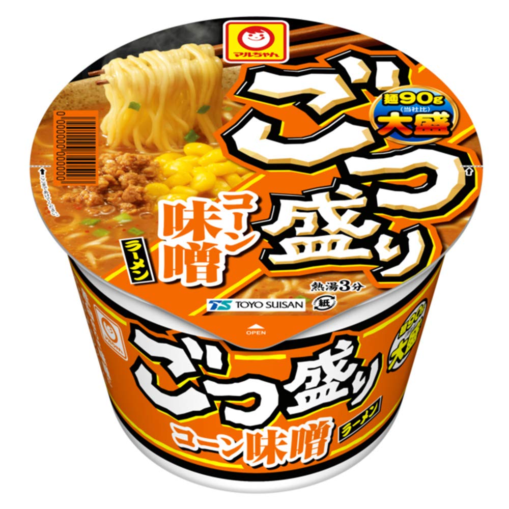 Toyo Suisan Maruchan Gotsumori Corn Miso Ramen 138g x 12 pieces
