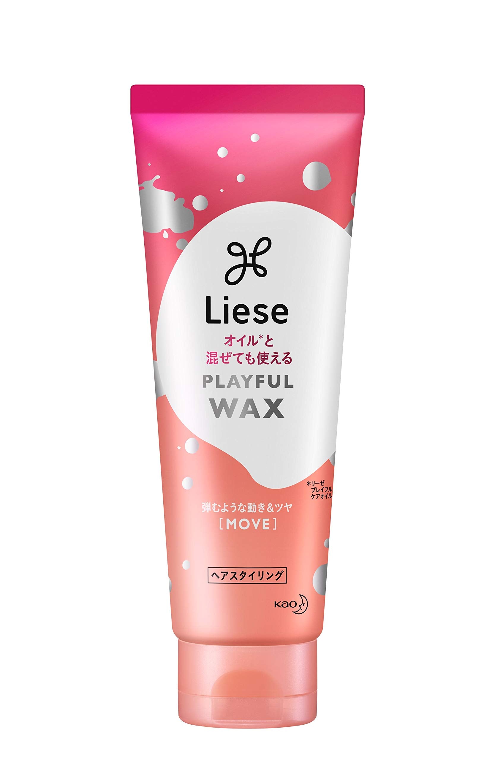 리제 플레이풀 왁스 바운시무브 70g [광택]★☆☆・움직임★★★] [A wax that gives a bouncy shape, a cream type that doesn't feel heavy, and an uplifting cassis berry scent.]