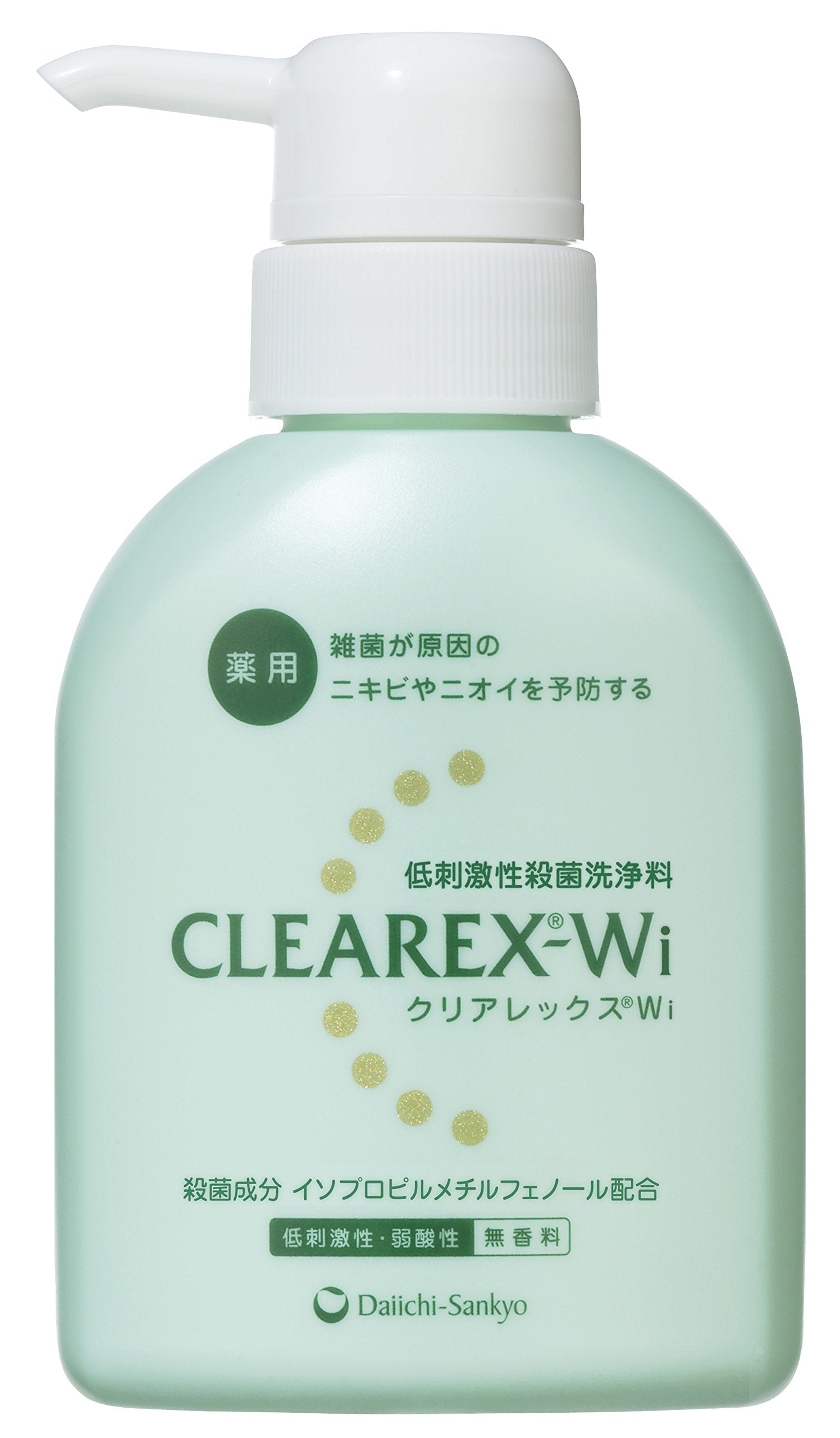 클리어 렉스 Wi 200mL 【의약 부외품】 살균 소독 소염 저자극성 약산성 무향료 세정료 바디 소프 깨끗이 씻을 수 있는 냄새 여드름