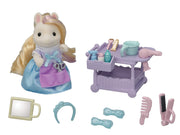 Tiệm làm tóc Sylvanian Families [Bộ làm tóc Pony sành điệu] Chứng nhận Fu-15 ST Mark dành cho Nhà búp bê đồ chơi từ 3 tuổi trở lên EPOCH