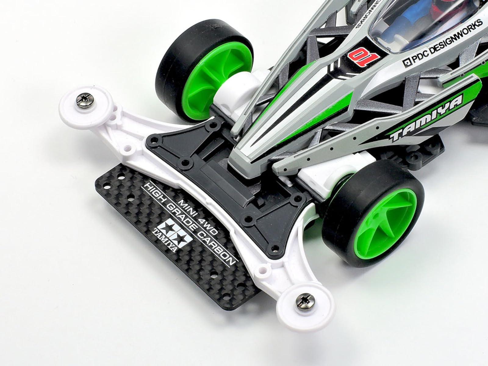 Tamiya Mini 4WD Nâng cấp bộ phận số 550 HG Phanh carbon phía sau 1.5mm 15550
