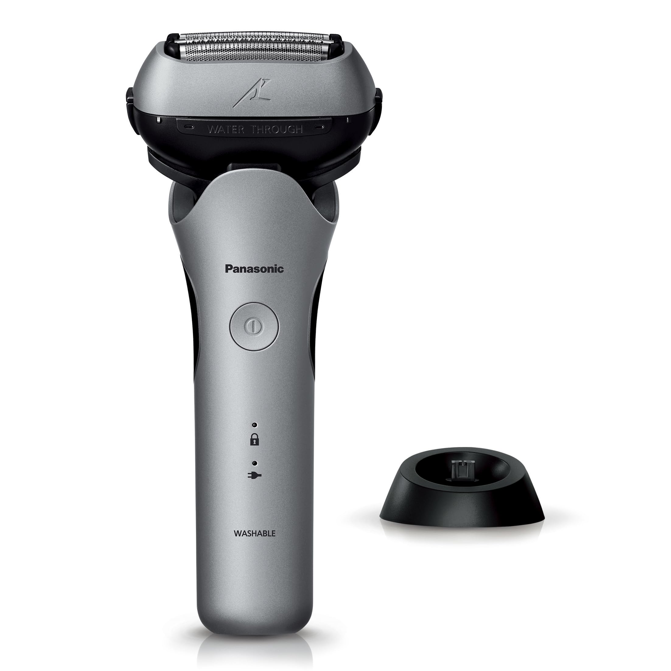 Panasonic Shaver Ramdash 3 Blade Electric Razor Men's Charging Stand Close Contact 3D Head ES-L360D-S Silva