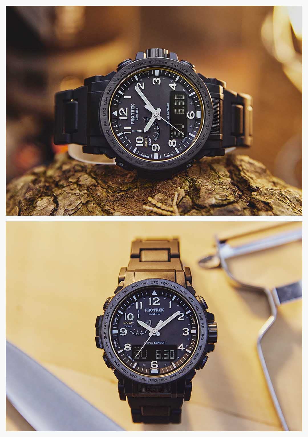 [Casio] Protrek Watch [Domestic Genuine Product] Climber Line Radio Solar Biomass Plastic PRW-51FC-1JF Men's Black