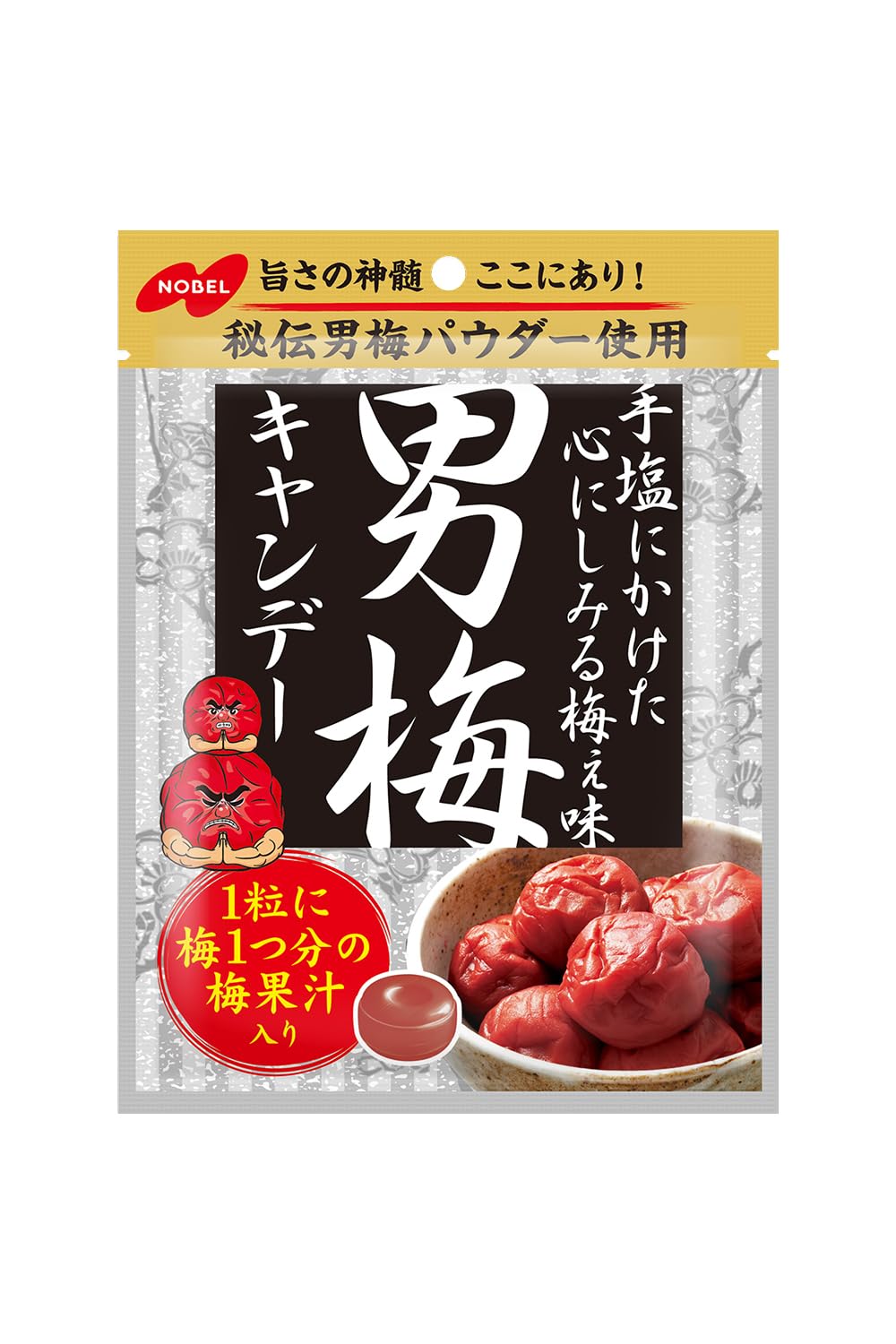 ノーベル 男梅 80g×6袋