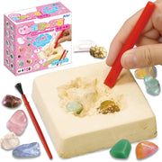 Artec Dokidoki! Gemstone excavation experience Free science craft Free research Gem excavation Experimental toy Elementary school students 56908