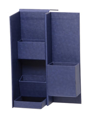 Nakabayashi Lifestyle Tool Accessory Storage Case Box S Navy LST-B01NV