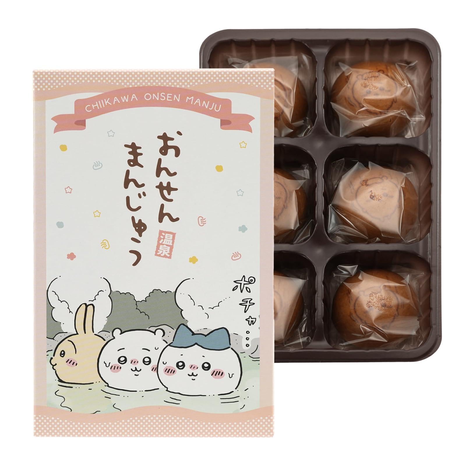 Nagatoya Chikawa Onsen Manju 6 miếng
