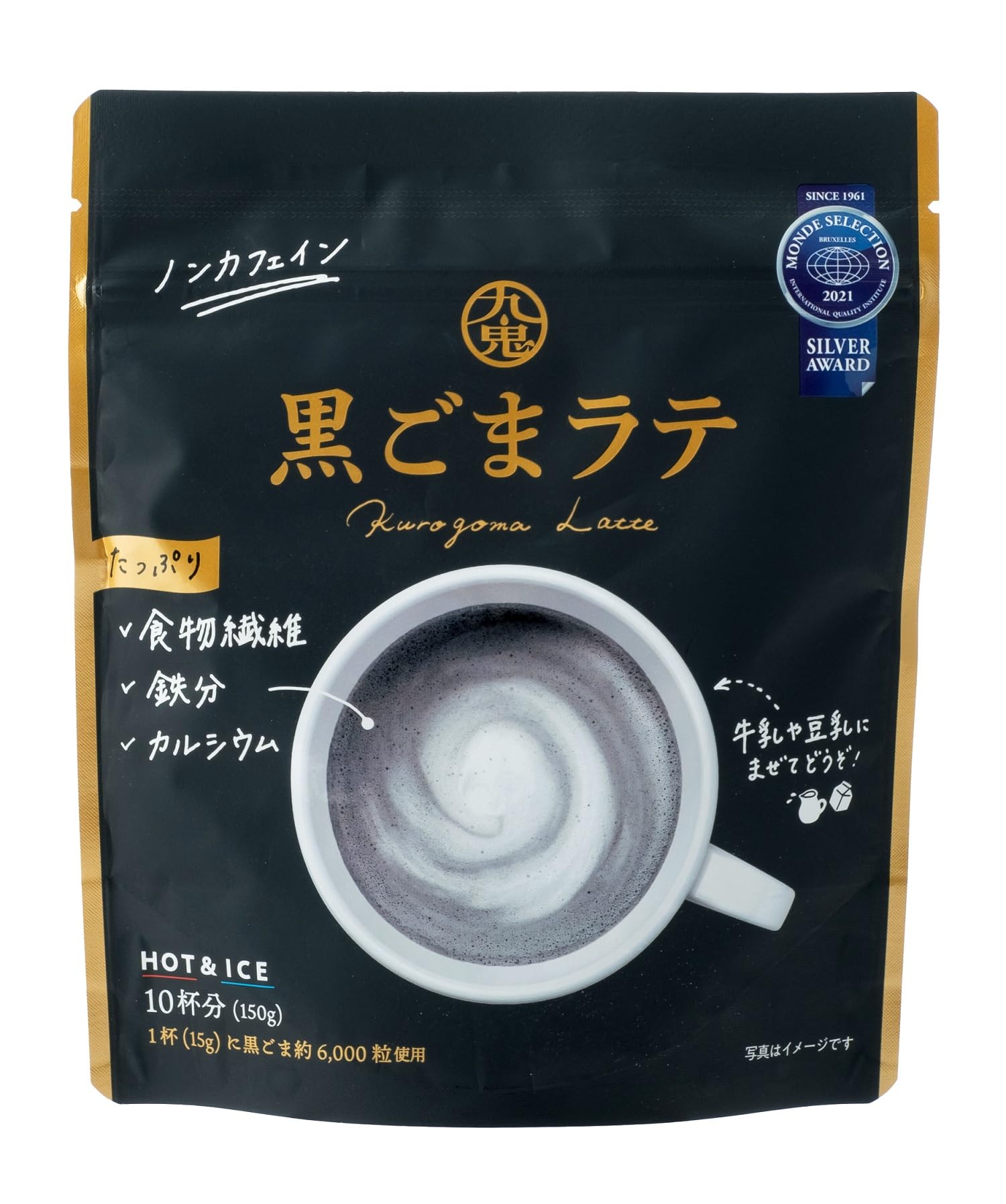 Kuki black sesame latte 150g x 6 pieces