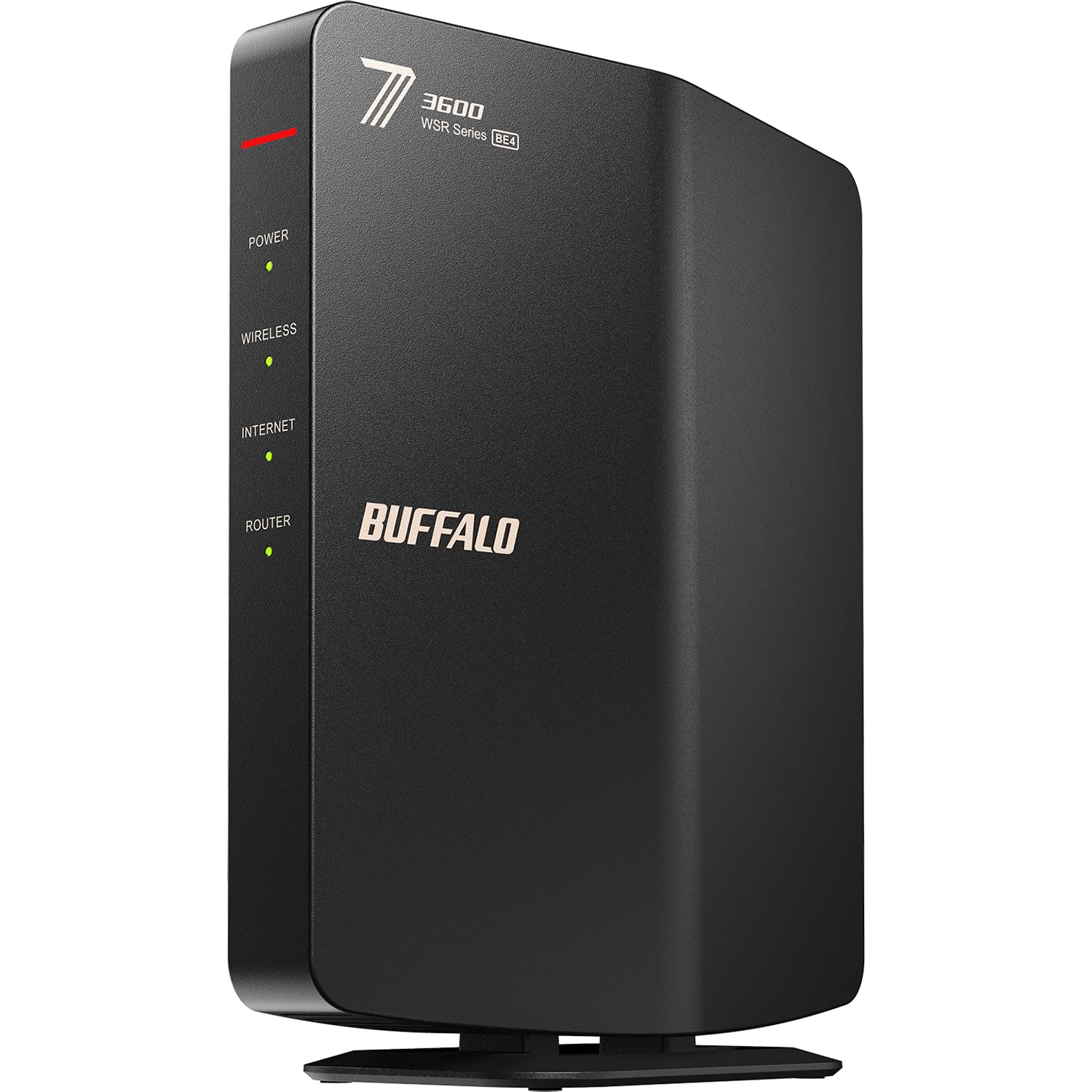 Buffalo WiFi Router Wireless LAN Wi-Fi 7 11be Dual Band 2882+688Mbps Eco Package [Operation confirmed for iPhone 17 / 17e / 17 pro] WSR3600BE4P/NBK