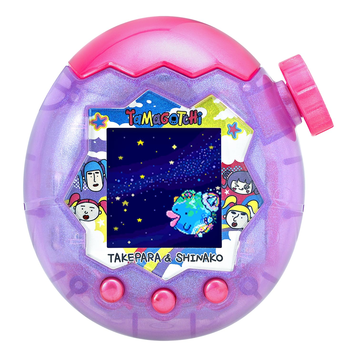 [반다이(BANDAI)] Tamagotchi Paradise - Purple Sky 다케시타☆파라다이스 & 시나코 스페셜 세트 대상 연령 6세 이상 다마고치 파라다이스