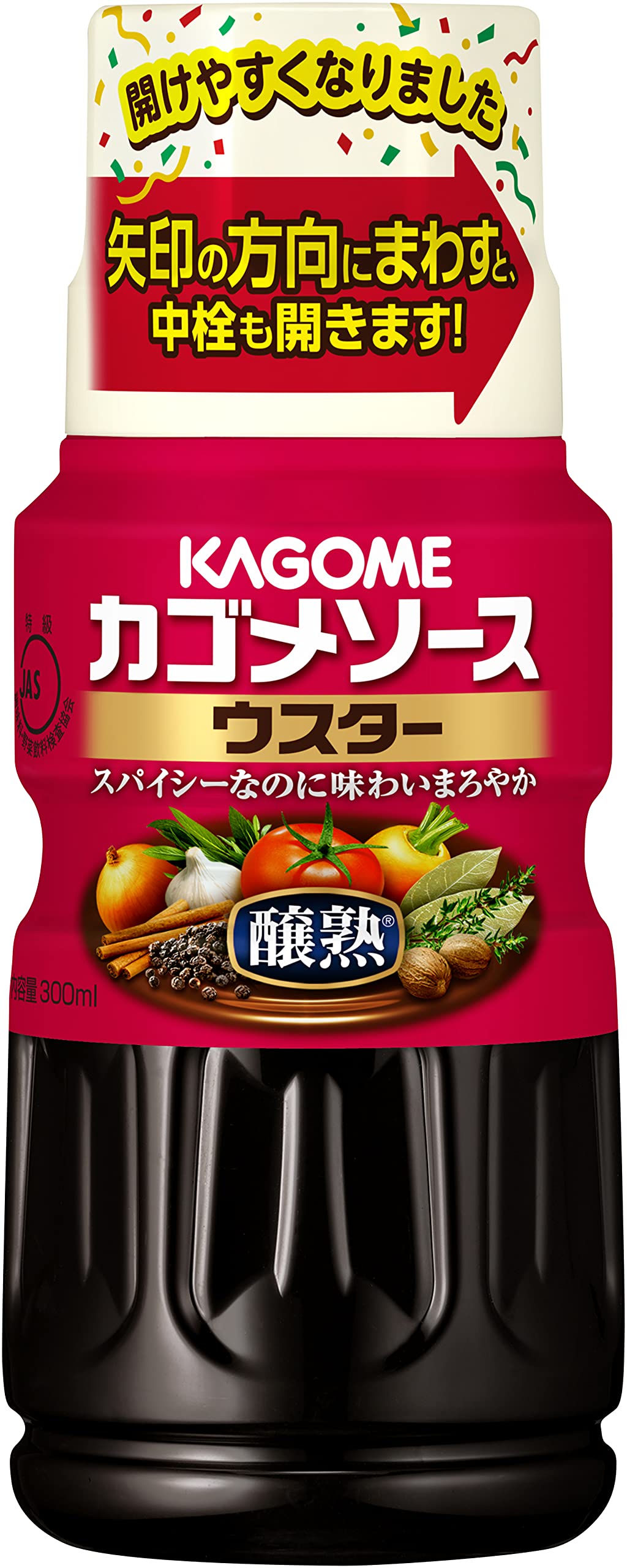 카고메 양숙 소스 우스터 300ml×5개