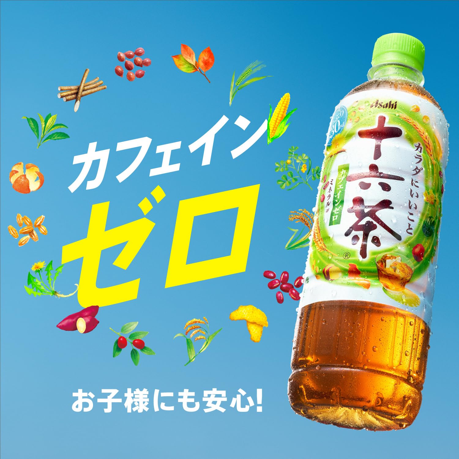 Asahi Beverages Jurokucha 275ml x 24 bottles [Tea] [Caffeine-free]