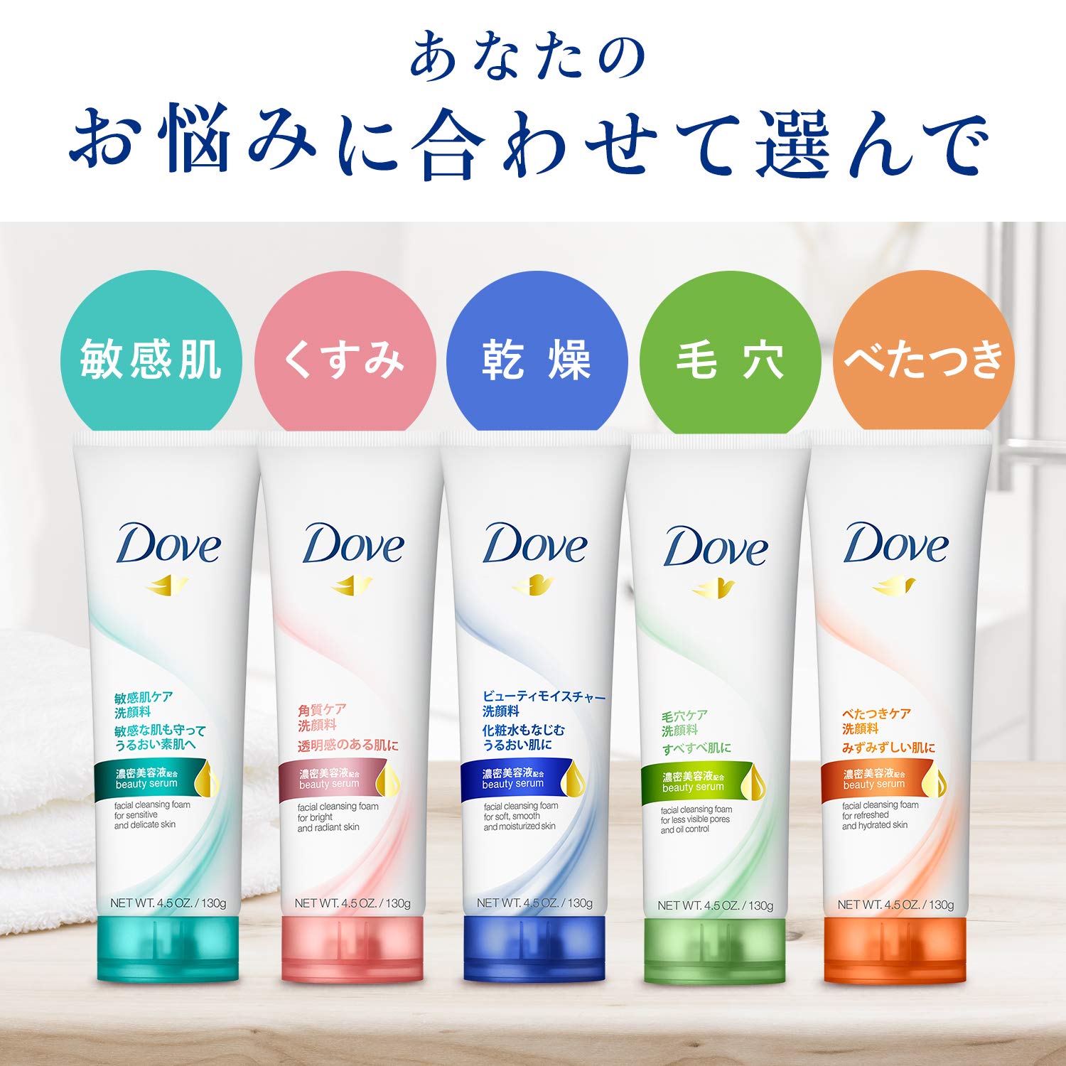 Dove Beauty Moisture Dry Moisturizing Face Wash 130g