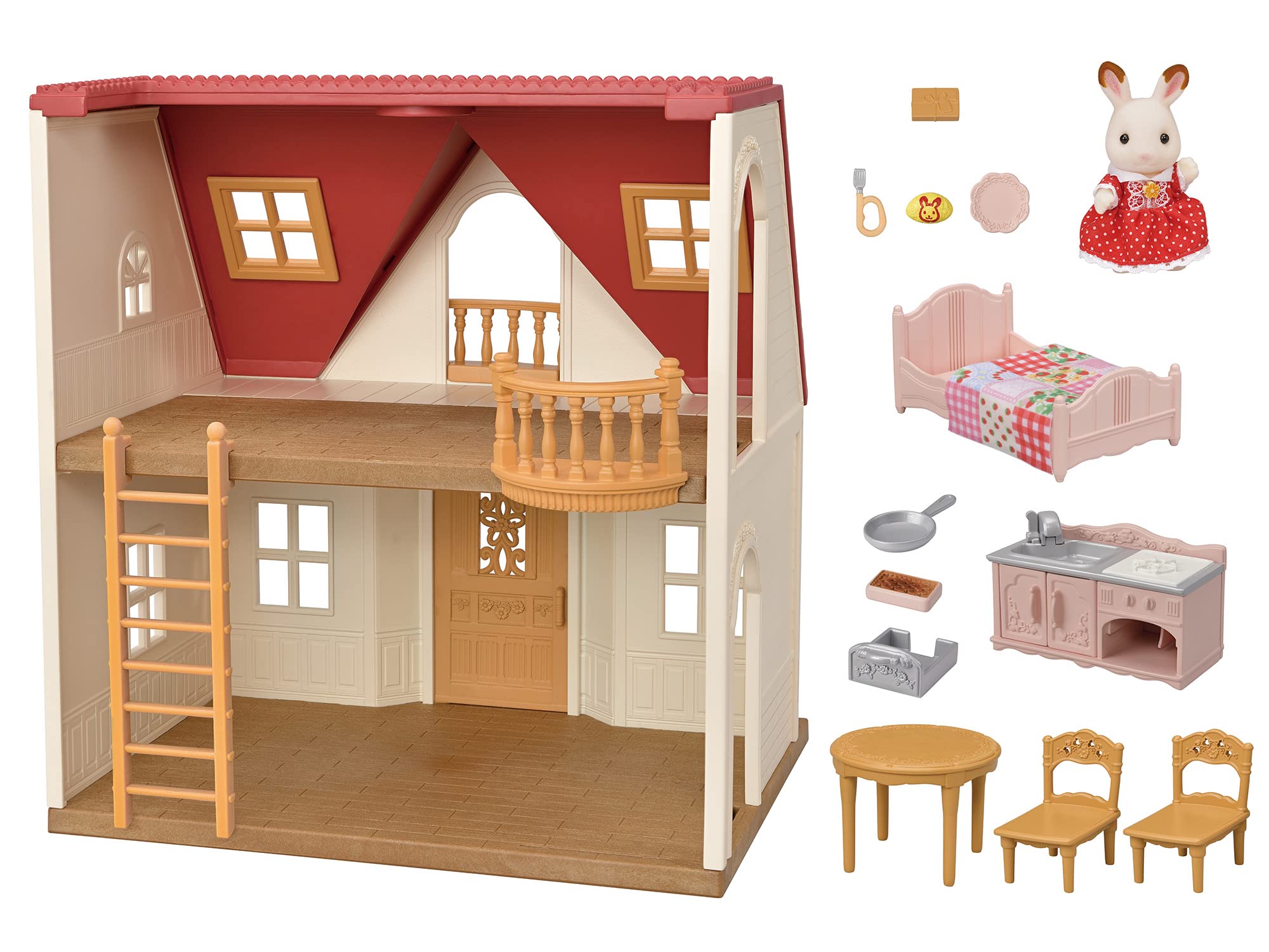 Sylvanian Families House [First Sylvanian Families] DH-08 ST Mark Certification For Ages 3 and Up Toy Dollhouse Sylvanian Families EPOCH