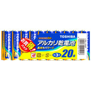 TOSHIBA (Toshiba) Alkaline batteries AA size 1 pack 20 pieces LR6L 20MP