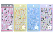 선스타 문구(Sun-Star Stationery) 봉봉 드롭 씰 산리오 모지【4개 세트】