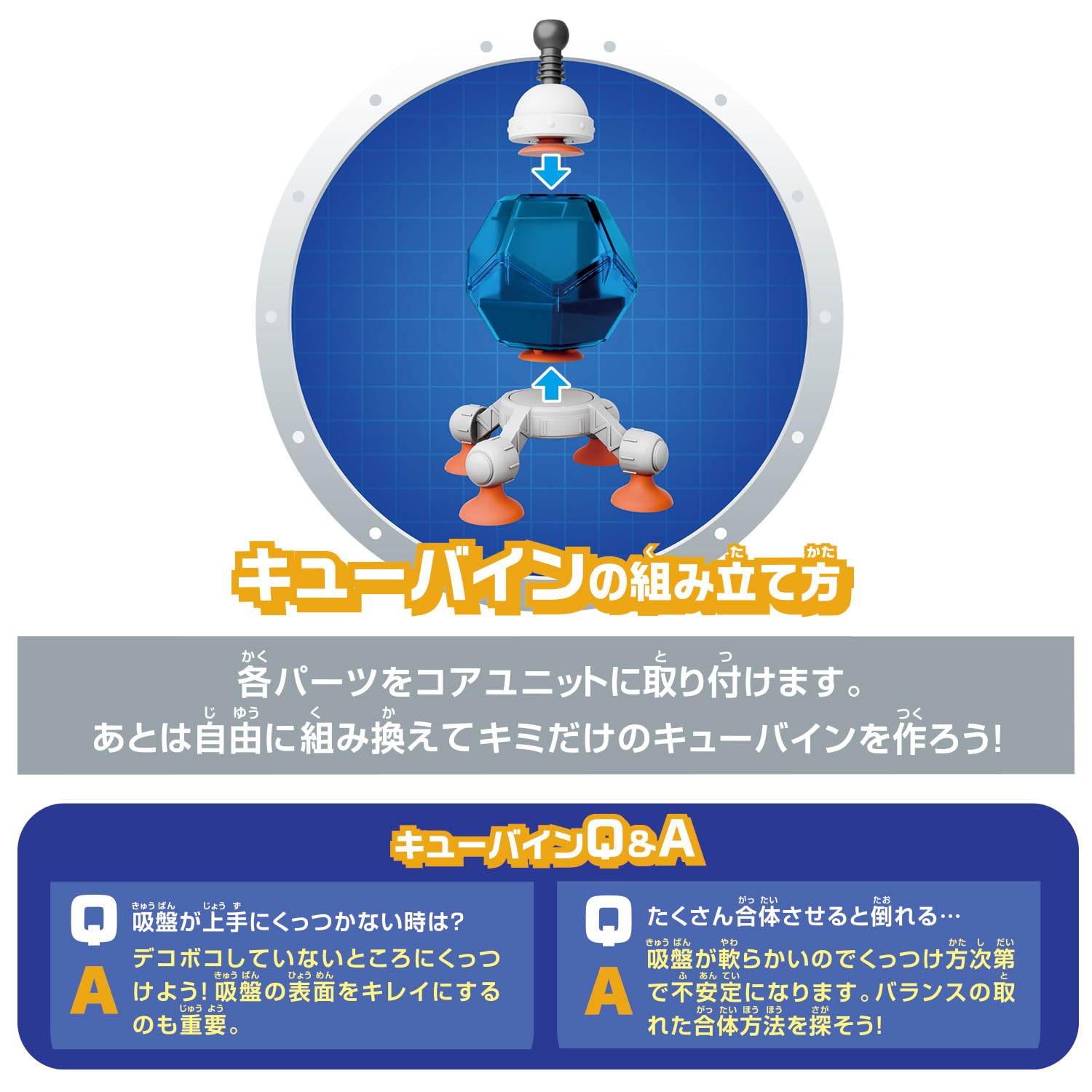 [BANDAI] QBINE Cuba ใน Pitatto Usare Dome
