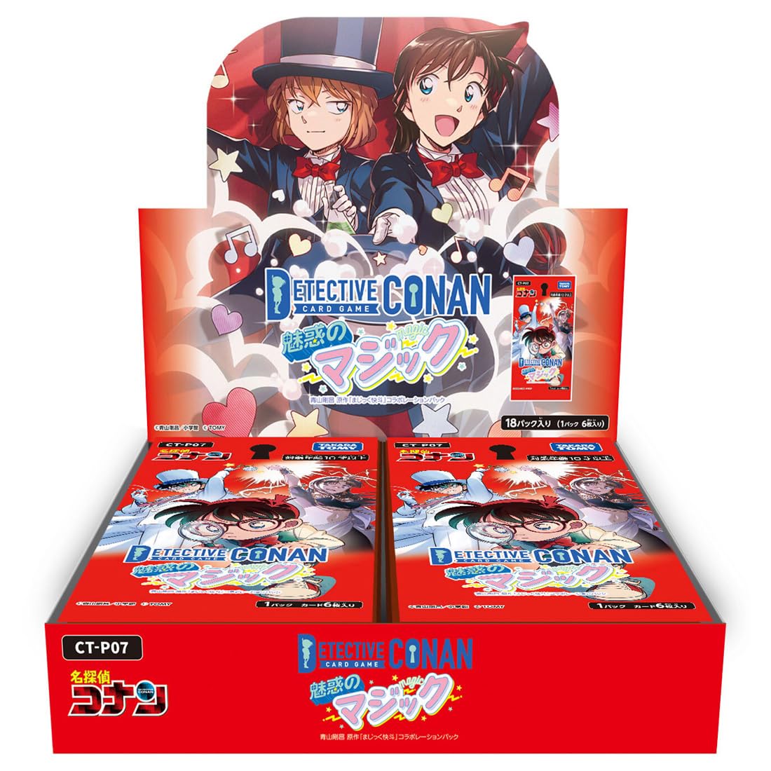 TAKARA TOMY CT-P07 Detective Conan TCG Case-Booster 07 Enchanting Magic BOX