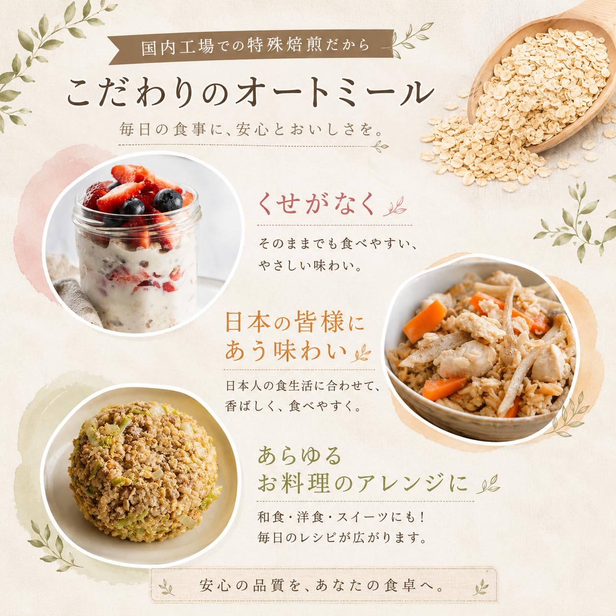 Eclipse Premium Pure Oatmeal 800g x 2 (Instant Type, Made in Japan, Additive-free, Low-Carbohydrate Cereal, Oats)