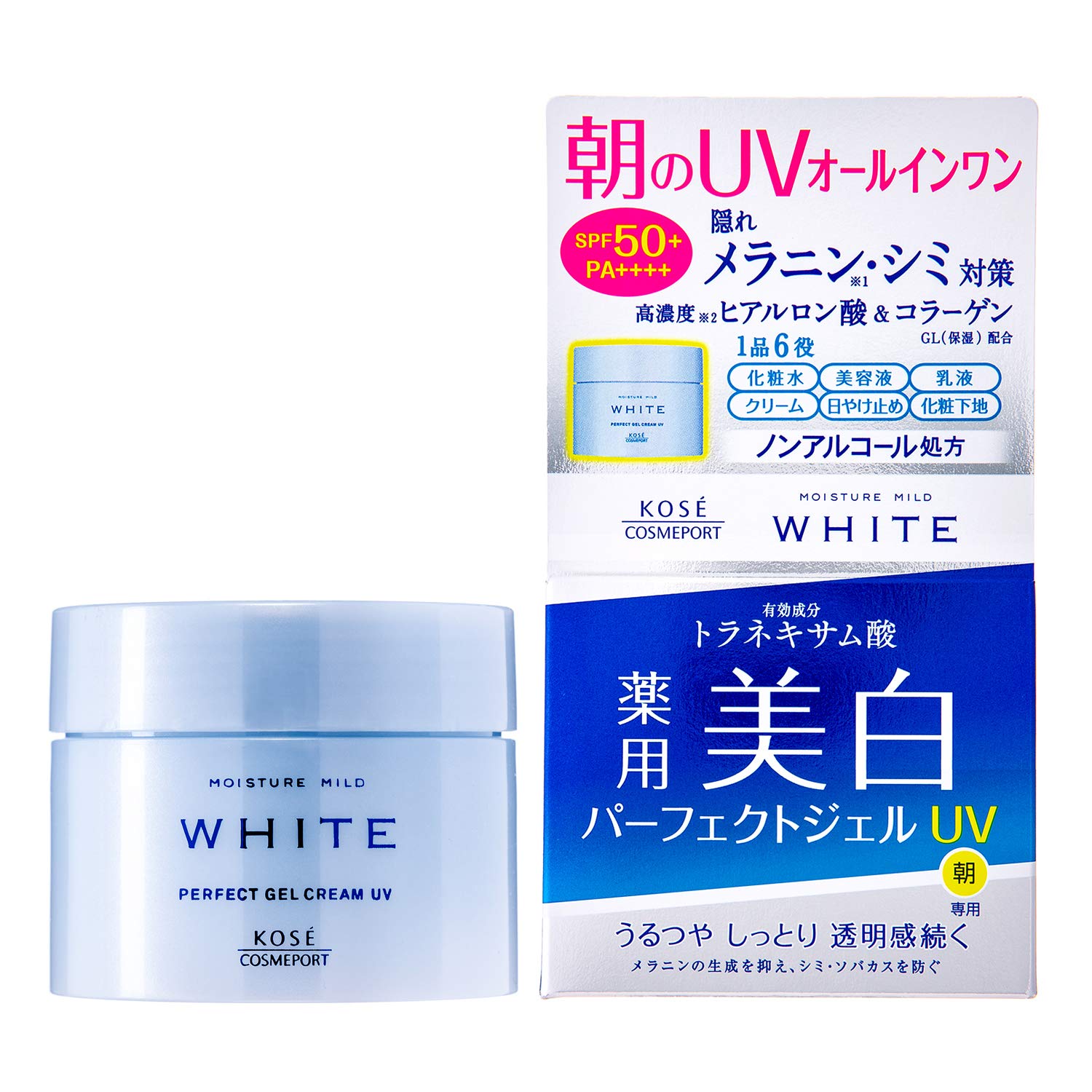 모이스처어 마일드 화이트 KOSE 퍼펙트 젤 UV 1개 (x 1)