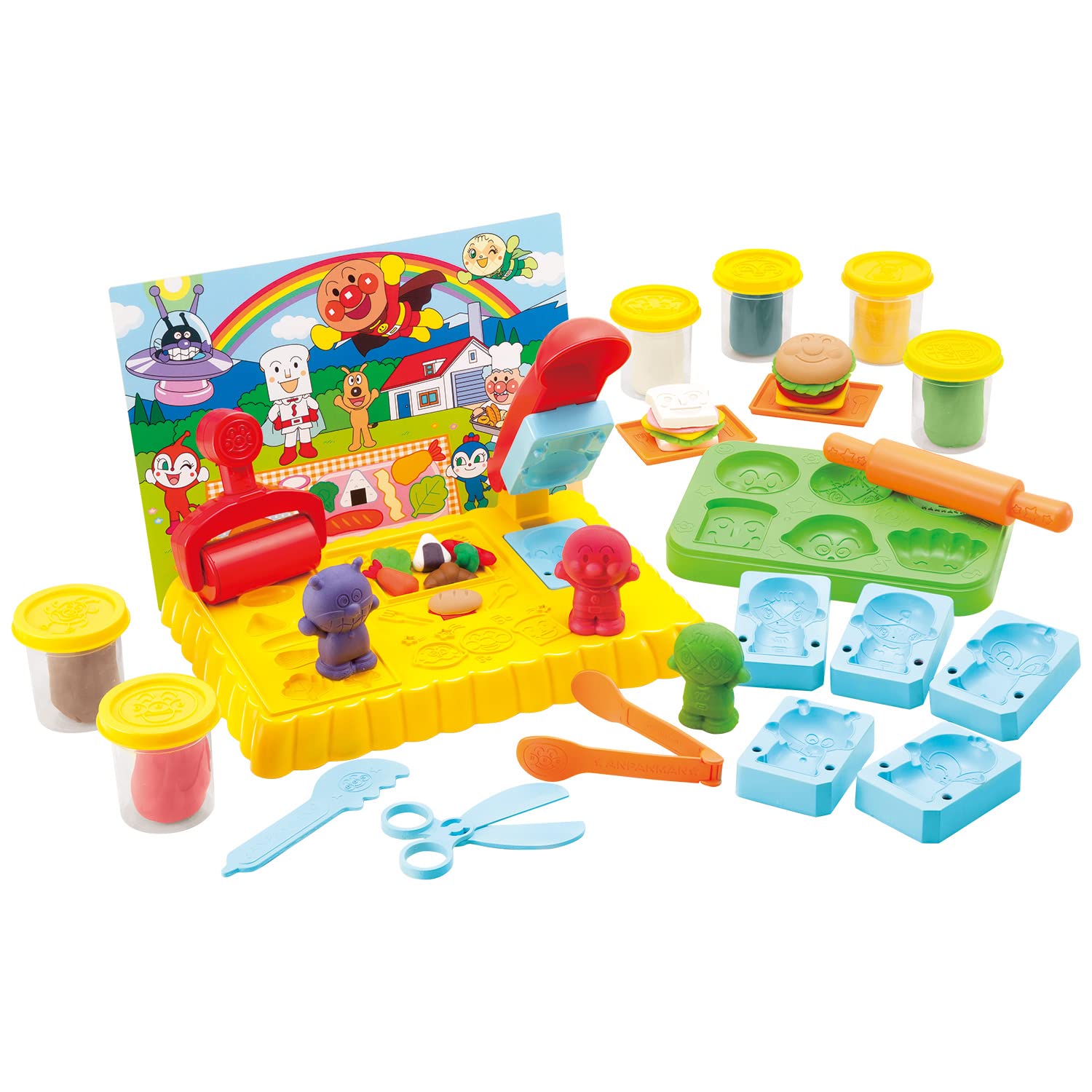 [BANDAI] You can make a lot! Anpanman clay bread kojo Recommended for ages 3 and up