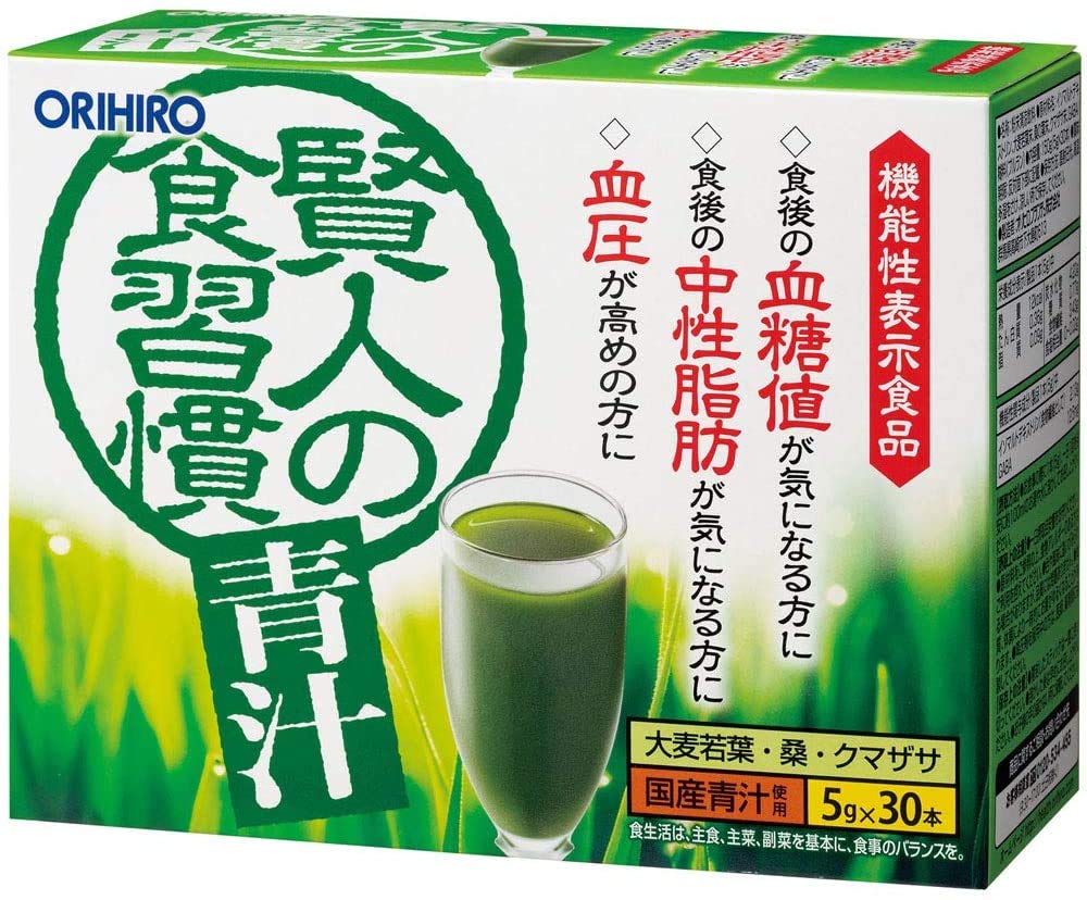 Orihiro Kento's Eating Habits Green Juice 30 bottles x6 pieces set